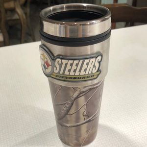 Pittsburgh Steelers Camo Travel Mug